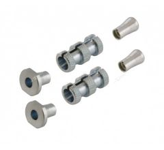 Entretoises percés 16 - 17mm argent