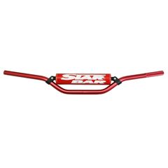 MOTO CROSS MX - ENDURO ALU 2014 T6 DIAM 22,2mm L800mm H86mm ROUGE RENFORT - MOUSSE