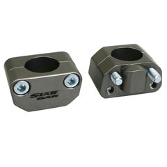 UNIVERSEEL ALU DIAM 28,6mm TITANIUM PAAR