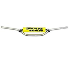 MOTO CROSS MX - ENDURO ALU 2014 T6 DIAM 22,2mm L800mm H86mm SILBER VERSTÄRKUNG - GELBEM FOAM