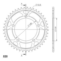 Cour RFE - 1790 45 - BLK 50 - 29064 45 - Svart 45 tänder