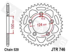 Cour RFE - 743 39 - BLK 50 - 32152 39 50613 - 39 - Svart 39 tänder