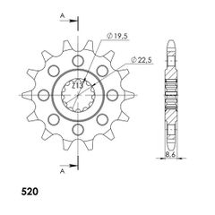 PSB CST - 1447 14.2 - 14 teeth