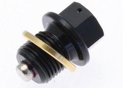 Magnetic Oil Drain Plug - Aluminium Black M20x1,5x14