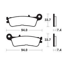 MX/ATV Sintered Metal - MOA397