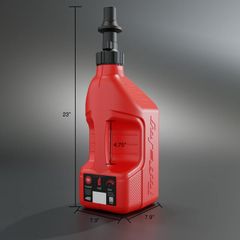 TUFF JUG bidon met Ripper G3 dop - Rood - 2,5G/10 L