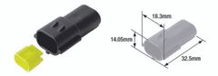 Electrical Male Coupler Waterproof Type 070 (FRA)