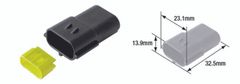 Electrical Male Coupler Waterproof Type 070 (FRA)