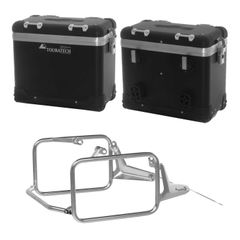 Kit complet ZEGA Pro 38/38 - Support gris inclus - Anodisé noir