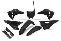 complet avec protections de fourche - noir