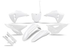 complet avec protections de fourche - blanc mat