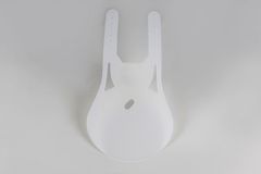 Frontplatte Universal Oval 1976 - 1983 weiß transparent