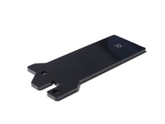 Plaque de protection de biellette PEHD 8mm - noir