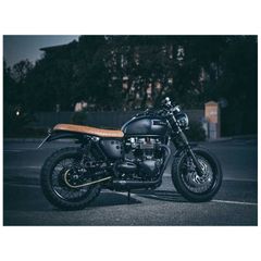 Double bas inox - embout inox noir