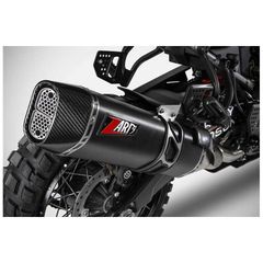 embout carbone inox noir