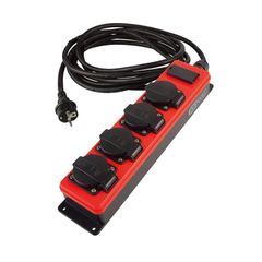 électrique 4 prises + 2 USB, L.5 m