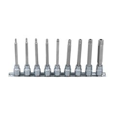 Steckschlüsselsatz 3/8'', TORX durchgehend, 9 Teile