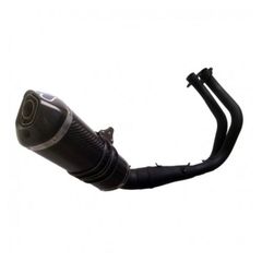"BLACK EDITION" HOMOLOGATED 2-1 STAINLESS STEEL COLLECTOR FULL CARBON SILENCER