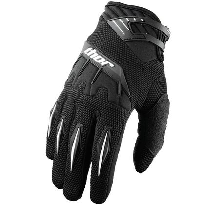 Gants cross Thor SPECTRUM GLOVES BLACK  Ref : TO0474 