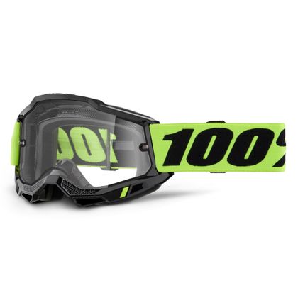 Gafas de motocross 100% ACCURI 2 ENDURO MOTO Jaune Fluo -  Clair 2024 - Amarillo