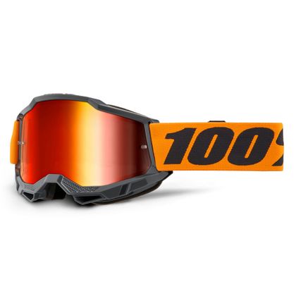 Gafas de motocross 100% ACCURI 2 Orange -  Mirror Rouge 2024 - Naranja