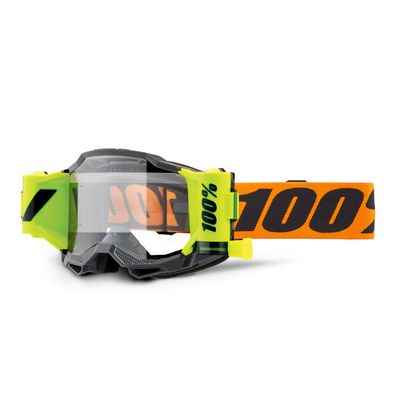 Gafas de motocross 100% ACCURI 2 FORECAST Orange -  Clair 2024 - Naranja