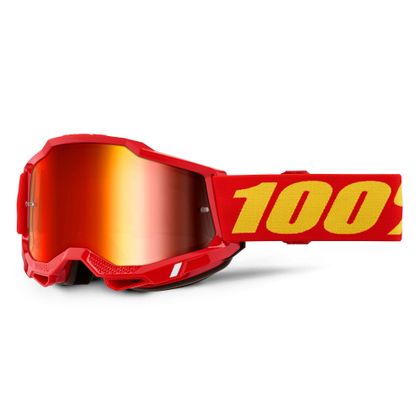 Gafas de motocross 100% ACCURI 2 Rouge -  Mirror Rouge 2024 - Rojo