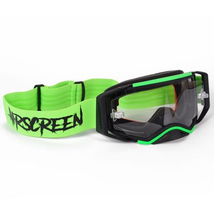 Airscreen Aero 07 EX heldere scherm 2026 Crossbril - Groen / Zwart Ref: ASM0162 / 001-017-07 