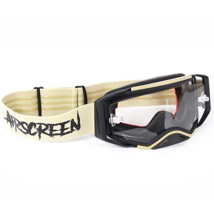 Airscreen Aero 08 EX heldere scherm 2026 Crossbril - Beige / Zwart Ref: ASM0163 / 001-017-08 
