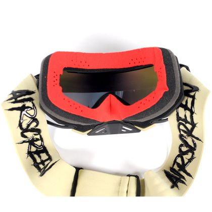 Airscreen Aero 08 EX heldere scherm 2026 Crossbril - Beige / Zwart