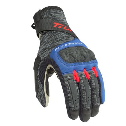 T.UR G–KNIT Handschoenen - Zwart / Blauw