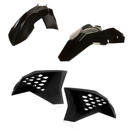 Acerbis Farbe Plastik-Set - Schwarz