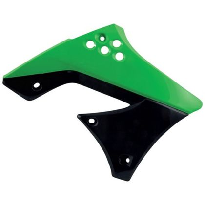 Protección lateral de radiador Acerbis negro/verde