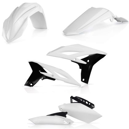 Acerbis Kleur Kunststof kit - Wit / Zwart
