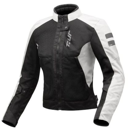 Blusão de Moto T.UR SIENA LADY - Cinza / Preto Ref.: TUR0120 