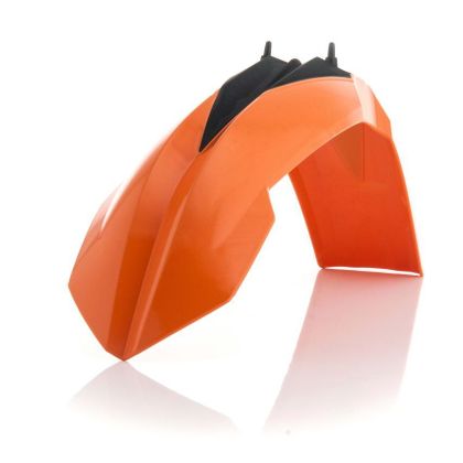 Garde boue Acerbis avant - Orange