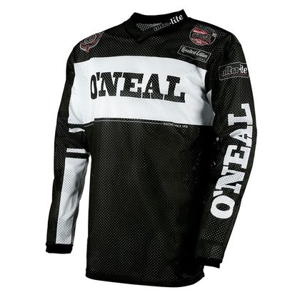 Camiseta de motocross O'Neal ULTRA LITE '75 NEGRO BLANCO 2018 Ref : OL0655 