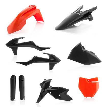 Kit plastiques Acerbis  - Orange / Noir