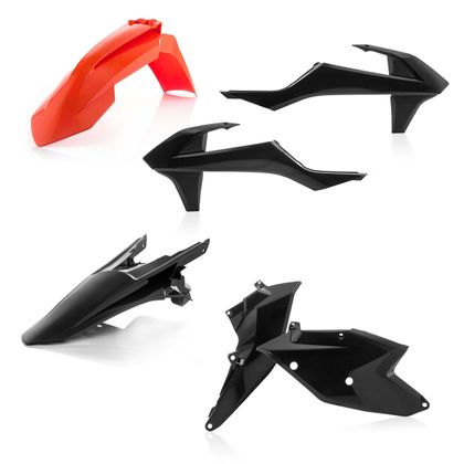Kit plastiques Acerbis  - Orange / Noir