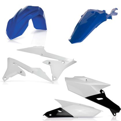 Acerbis Farbe Plastik-Set - Weiß / Blau