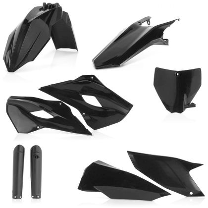Acerbis Full Plastik-Set - Schwarz
