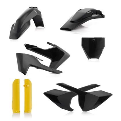 Acerbis Full Kunststof kit - Zwart / Geel