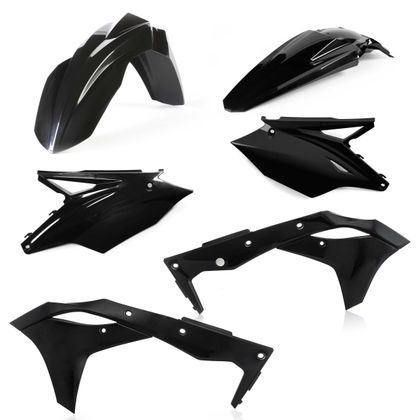 Acerbis Farbe Plastik-Set - Schwarz