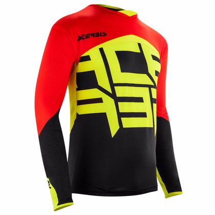 Camiseta de motocross Acerbis X-FLEX ALPHA - NEGRO ROJO - 2018 2018
