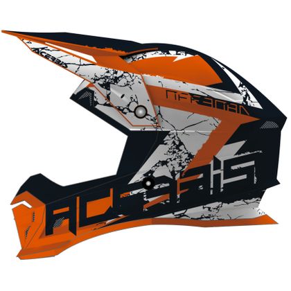Casco de motocross Acerbis PROFILE 4 BLACK/ORANGE 2023