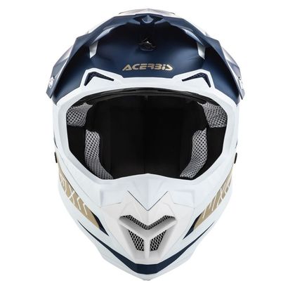Casco de motocross Acerbis PROFILE 4 WHITE BLUE 2020