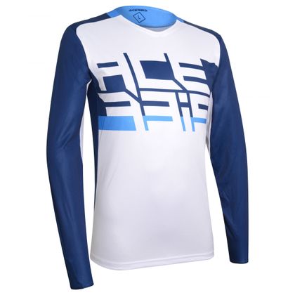 Camiseta de motocross Acerbis LTD SASANSI - AZUL/BLANCO 2019 Ref : AE2218 