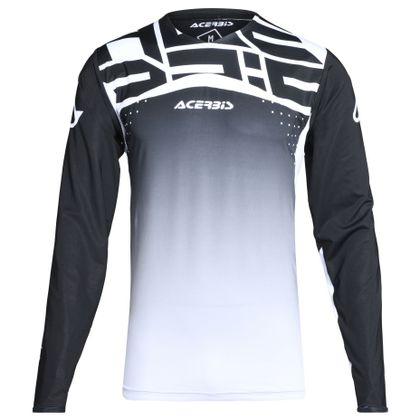 Camiseta de motocross Acerbis X-FLEX SIRIO- NEGRO/BLANCO - 2019