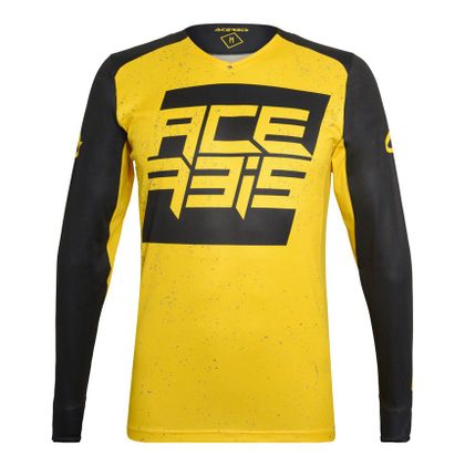 Camiseta de motocross Acerbis LTD CASPIAN - NEGRO/AMARILLO- 2019