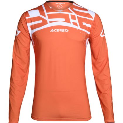 Camiseta de motocross Acerbis X-FLEX ANDROMEDA - NARANJA/BLANCO - 2019